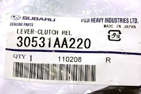 Вилка сцепления 1масс Субару Легаси Аутбек Импреза XV Форестер BRZ 30531AA220